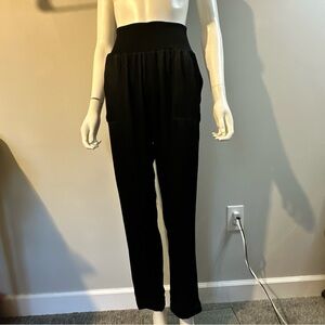 NWT XS bobiBLACK Slick Black Pull On Pants